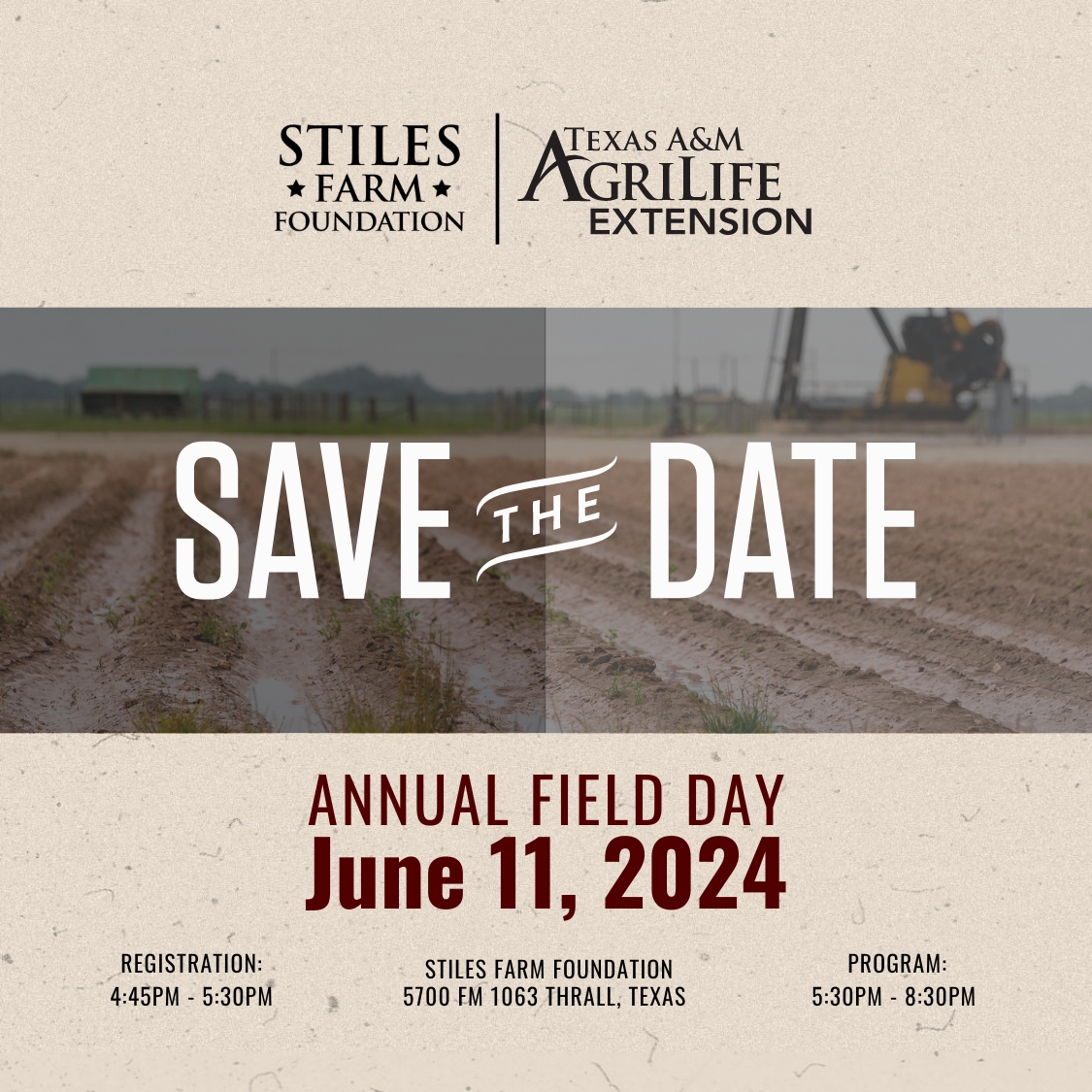 2024 Stiles Farm Field Day Save the Date